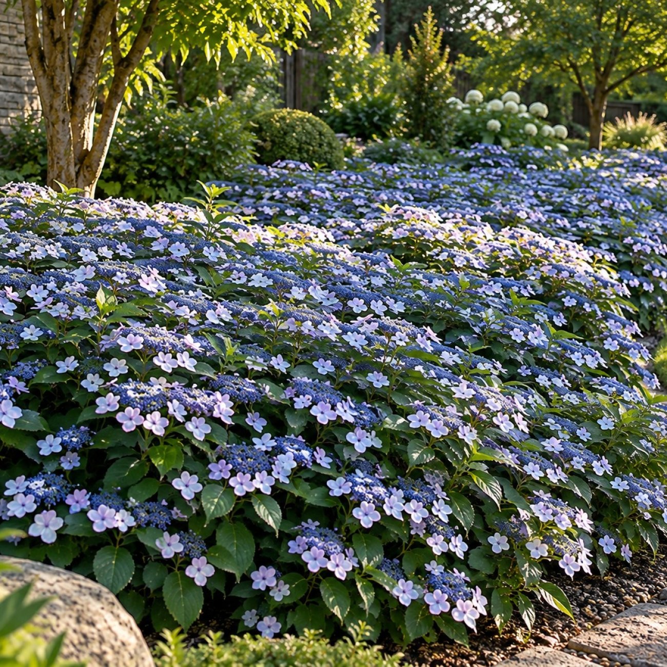Obrázok Hortenzia pílovitá (Hydrangea serrata) ‘MAGIC PILLOW’® - výška 30-40 cm, kont. C3L